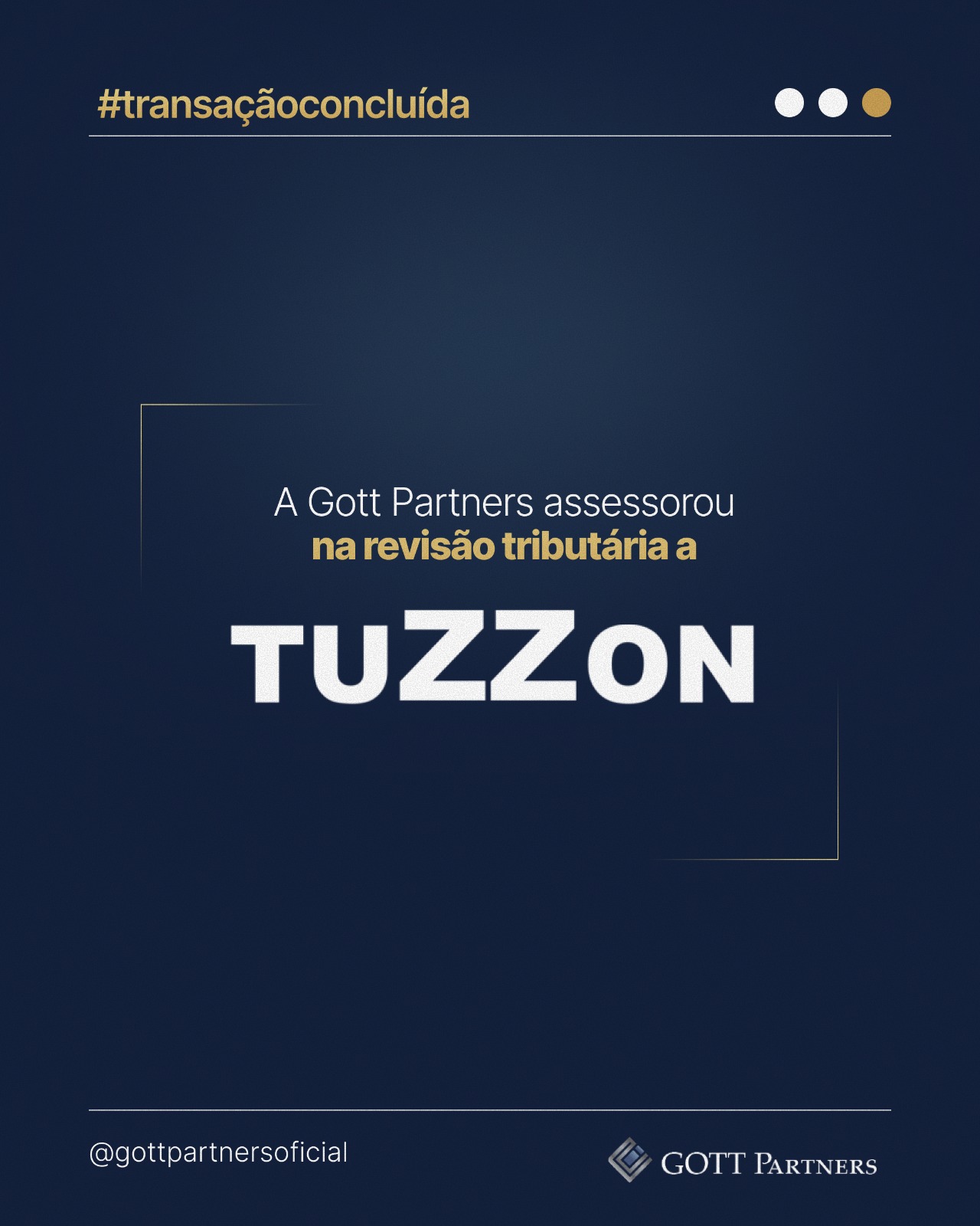Transação Gott Partners — Tuzzon: revisão tributária
